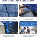 Blanket Fort Play Tent Kit - 3 Ripstop Blankets  Beanbags & Drawstring Backpack - Buy Online on SooperMarket.com