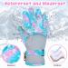 Ausletie Kids Waterproof Winter Snow Gloves - Blue Unicorn | Warm Snowboard Gloves for Girls | Outdoor Ski Gloves for Children - Buy Online on SooperMarket.com