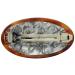 Buy Caravan Large Oval Handmade Soft Animal Insert Barrette - Tortoise Shell Border | International Shipping Available - Buy Online on SooperMarket.com