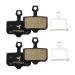 2 Pairs Disc Brake Pads for Sram Avid Elixir 1 3 5 7 9 R ER CR Mag Level TL T Sram XX X7 X9 XXWC DB1 DB3 DB5(Resin,Semi-Metallic,Sintered Metal) Resin Brake Pads