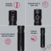 SABRE Mighty Discreet Pepper Spray - Ultra-Compact Design - 16 Bursts - 12-Foot Range - UV Marking Dye - Key Chain - Black - Buy Online on SooperMarket.com