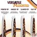 Professional Stainless Steel Eyebrow Tweezers Set - 4 Pieces with Travel Case | Leopard Style - Beauty and Personal Care Tool - Buy Online on SooperMarket.com