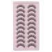 Wiwoseo 10 Pairs 14MM Cat Eye 3D Effect Natural Wispy Fluffy Russian False Eyelashes - Buy Online on SooperMarket.com