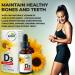 GNA Naturals Vitamin D3 Drops 2500 IU 30ml - Liquid Vitamin D3 for Adults - High Potency Flavorless Easy to Absorb - Pure D3 Supplement for Daily Wellness - Supports Bone Heart and Teeth Health - Buy Online on SooperMarket.com