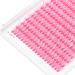 Bodermincer D Curl Cluster Eyelashes - 240pcs 20D in Red Blue Black Brown Purple | 16mm False Eyelash Extensions - International Shipping Available - Buy Online on SooperMarket.com