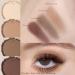 HOSAILY 4 in 1 Color Matte Eyeshadow Palette - High Pigmented Natural Nude Makeup, Long Lasting with Brush - 0.50oz (Pack of 2) - Buy Online on SooperMarket.com