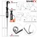 SAMSFX Fly Fishing Knot Tying Tool Combo - Quick Loop Tyer, Hook Remover, Retractor - Black Knot Tool for Hooks, Lures, Lines - Buy Online on SooperMarket.com