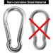 4 Pack 3-inch Marine Grade 316 Stainless Steel Carabiner Clips for Gym and Outdoor Activities - Buy Online on SooperMarket.com
