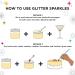 Blacksherbet Gold Edible Glitter 5g | KOSHER Certified | for Drinks, Cakes & Desserts - Buy Online on SooperMarket.com