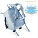 GAGAKU Mini Toddler Backpack for Boys 2-5 Years | Anti-Lost Preschool Backpack with Leash in Blue - Buy Online on SooperMarket.com