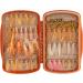 Tacky Pescador Small Waterproof Silicone Slit Fly Box - Burnt Orange | Fly Fishing Box - Buy Online on SooperMarket.com