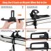 ValueMax 17mm Heavy Duty Bike U-Lock with Mounting Bracket | Anti Theft U-Lock for Bicycles/Motorcycles/Scooters | Black - Buy Online on SooperMarket.com