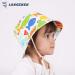 LANGZHEN Baby Girls Beach Sun Hat with Chin Strap, Colorful Fish Print - 6-12 Months - Buy Online on SooperMarket.com
