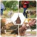 Newofview Dog Treats & Storage Bags - Canvas Dog Food Storage with Clip Buckle for Training - Premium Brown Dog Treats - Buy Online on SooperMarket.com