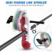 Mini Fishing Line Spooler Portable Winder for Spinning and Baitcast Reels - Red/White - Buy Online on SooperMarket.com