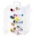 New brothread Double-Sided Storage Organizer/Box with Total 48 Adjustable Compartments  Removable Dividers for Embroidery and Sewing Threads  Embroidery Floss  Needles  Beads  Small Crafts & Toys