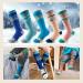 Buy Outdoormasters Unisex Ski Socks - Breathable Winter Snowboarding Socks for Girls & Boys | OTC Design & Anti-Slip Cuffs | Woodland Green (30-36) - Buy Online on SooperMarket.com