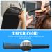 6-Piece Carbon Fiber Salon Hairdressing Comb Set - Fine & Wide Tooth, Heat Resistant Tapering Barber Comb for Men and Women - Buy Online on SooperMarket.com