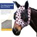 Harrison Howard Stretchable UV Protection Fly Mask - Breathable with Mesh Eye Opening & Ventilated Ear Protection - Extra-Full Size for Optimal Comfort - Buy Online on SooperMarket.com
