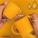 Kangookid Open Cup Set for Baby | 2 Handled Silicone Cups for Toddlers | Baby Led Weaning & Independent Drinking | Yellow | 6+ months - Buy Online on SooperMarket.com