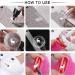 Nail Art Stamping Templates 8pcs Nail Stamping Templates with Nail Stamper and Scraper for DIY Nail Art Decoration Nail Salon Design - Buy Online on SooperMarket.com