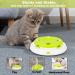 Pettom Interactive Cat Toy | Electric Butterfly Funny Exercise Toy for Kittens | Rotating Pop N Play Toy with Replacement Feathers | Green - Buy Online on SooperMarket.com