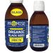 300ml (10oz) ORGANIC BLACK SEED Oil Vegan Friendly Up to 3% The Thymoquinone 100% Pure Natural Cold Pressed 2300mg Ultra Strength Glass Bottle