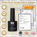 YTD Likomey Reflective Glitter Gel Nail Polish Set - Sapphire Blue & Pure Klein Blue Fashion Colors - Gold Combo Kit - Super Sparkly Diamond Disco DJ UV Top Coat - 2 Pcs (7.5ml each) - Buy Online on SooperMarket.com