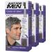 Just For Men Touch of Gray  Mens Hair Color Kit with Comb Applicator for Easy Application  Great for a Salt and Pepper Look - Medium Brown  T-35  Pack of 3 3 Count (Pack of 1) Medium Brown T-35