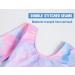 Sparkly Unicorn Rainbow Gymnastics Leotard for Girls | Long Sleeve Tumbling Outfit Age 2-9 Years | Tie Dye B 2-3T - Buy Online on SooperMarket.com