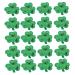 STOBOK 1 Set 20 Pcs Patch St Patricks Day Patches Leaf Embroidered Hot Melt Adhesive Film Clothing