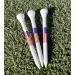 American Flag Wood Golf Tees - 2 3/4 inch - 100 Pack - USA Golf Tees - Red White and Blue - Custom Design - Buy Online on SooperMarket.com