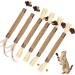 Dacitiery Cat Silvervine Chew Sticks Cat Toys Natural Cat Teeth Nip Cleaning Teeth Chew Catnip Toys for Indoor Cat Teeth Cleaning Kitten Teething and Stress Release (3 Style 6 Pack)