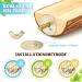 Reyshin Bird Seating Board Set - 4 Pieces Bird Playground Accessories with 5 Rat Balls for Budgies Canaries and Lovebirds - Ideal Bird Cage Toys - Buy Online on SooperMarket.com