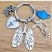 RT Respiratory Therapist Keychain | Perfect Respiratory Therapy Gift for Lung Specialists | EKG ECG Heartbeat Stethoscope Charm - Buy Online on SooperMarket.com