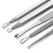 Jewelrywe 5pcs Blackhead Remover Tool Set - Stainless Steel Comedone Extractor for Acne & Blackhead Removal - Buy Online on SooperMarket.com