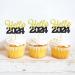 30 Pcs Glitter Happy New Year Cupcake Toppers 2024 Gold Black Cupcake topper Cheers to 2024 Cake Picks for New Years Eve Party Decoration (Hello) - Buy Online on SooperMarket.com