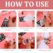Junebrush Double-Sided Nail Stamp Set - Clear French Manicure Silicone Stamping Tool & Design Accessories for Nail Art - Buy Online on SooperMarket.com