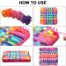 12 Colors Potholder Loops Weaving Craft Kit - 192 Pieces, Compatible with 7 Inch Loom - Buy Online on SooperMarket.com