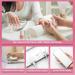MEKK Mini UV Gel Nail Lamp 18W LCD Type-C Professional Nail Dryer - White - Buy Online on SooperMarket.com