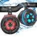 Pyle 2-Way Dual Waterproof Off-Road Speakers - 4" 800W Marine Grade Wakeboard Tower Speakers System w/RGB Lights & Remote, Full Range Outdoor Audio Stereo Speaker for ATV/UTV, Jeep, Boat PLUTV44BTR Black 4" Tower Speakers
