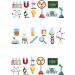 33 Stand Up Science Biology Chemistry Physics Themed Edible Wafer paper Cake Toppers Decorations - Buy Online on SooperMarket.com