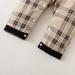 Puseky Baby Boy 3-6 Months Black Romper with Plaid Suspenders Overall Pants - Buy Online on SooperMarket.com