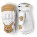 Hestra Impact Racing Junior Leather Mitt (Youth 4-13yrs) | Insulated Protective Kids Mittens for Skiing, Racing, Snowboarding & Winter Sports White 5