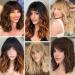 Buy Haircube Short Bob Wig with Bangs - Heat-Resistant Synthetic Ombre Brown Wig for Parties Cosplay & Daily Wear - Buy Online on SooperMarket.com