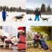 Etechydra Reversible Waterproof Dog Coat Vest with Reflective Trim, Warm Fleece Collar | Red+Black | Small - Buy Online on SooperMarket.com