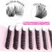 Focipeysa Wispy Cluster Lashes 120pcs | D Curl Fluffy Individual Lashes 8-16mm | Natural Look DIY Eyelash Extensions - Buy Online on SooperMarket.com