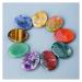 Thumb Worry Stone for Anxiety Natural Crystals Pink Crystal Amethyst Tiger Eye for Stress Relief Meditation(Unakite) - Buy Online on SooperMarket.com