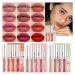 4 Colors Professional Matt Lip Balm - Waterproof Durable Lipstick & Gloss - Beauty Makeup #02 - Buy Online on SooperMarket.com