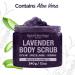 Lavender Sea Salt Body Scrub with Shea Butter and Aloe Vera - 340g/12oz - Buy Online on SooperMarket.com